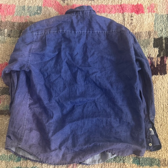 Tommy Bahama Relaxed Indigo Button Down Shirt - Picture 4 of 5